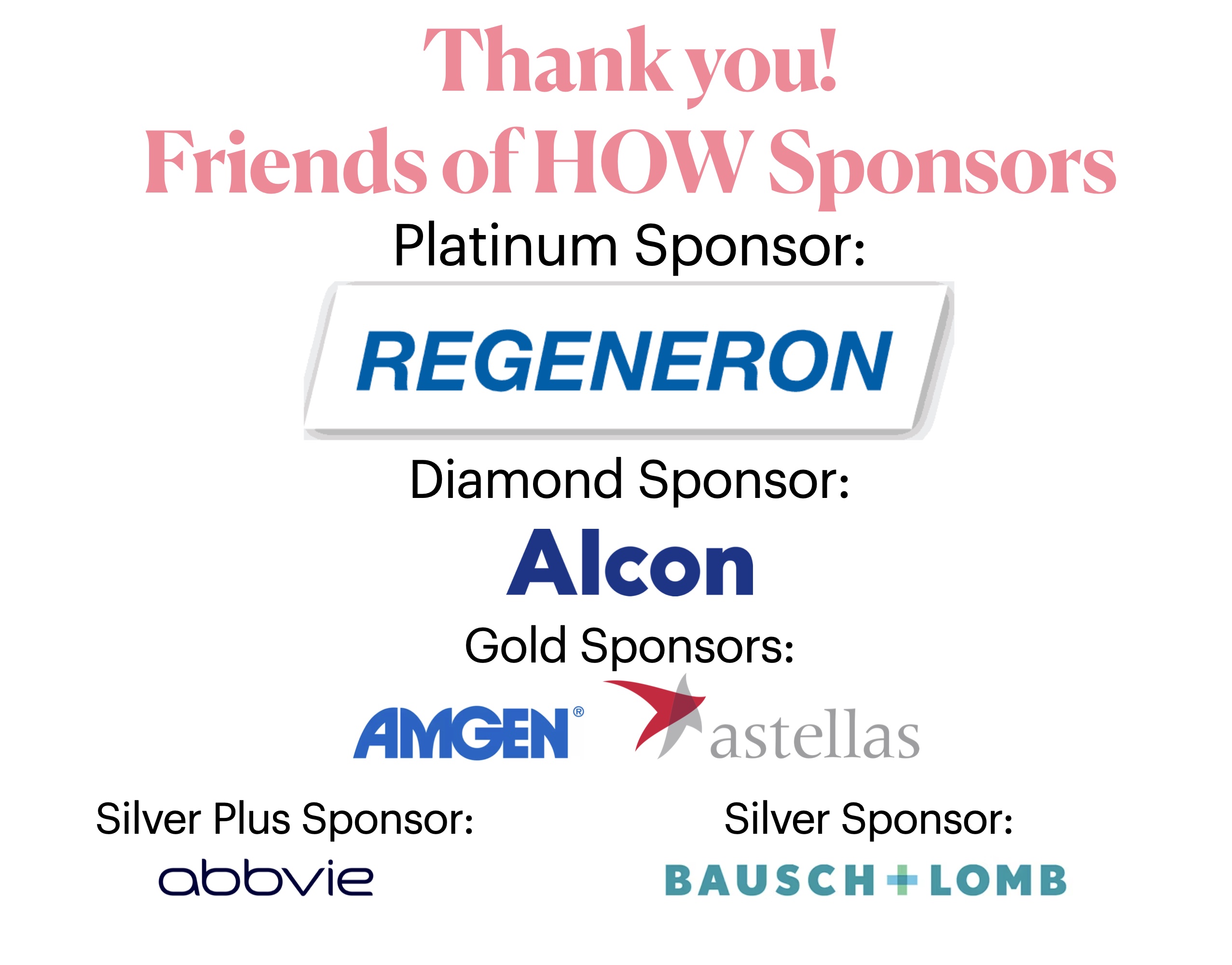 sponsors